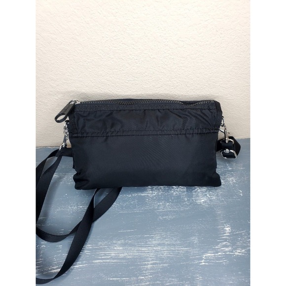 Kipling Black Nylon Medium‎ Crossbody Bag Purse - Picture 3 of 7